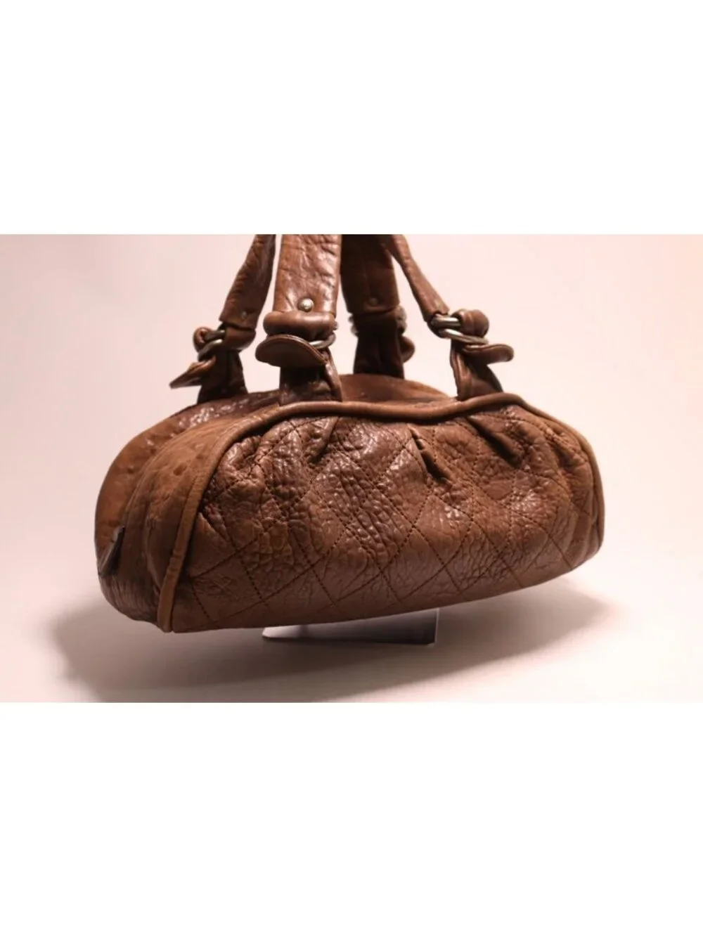 Chanel Leather Handbag Brown